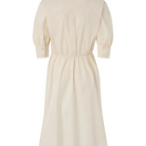 Abito in cotone annodato 106602A35Q C03 PINKO Beige g. maroso 