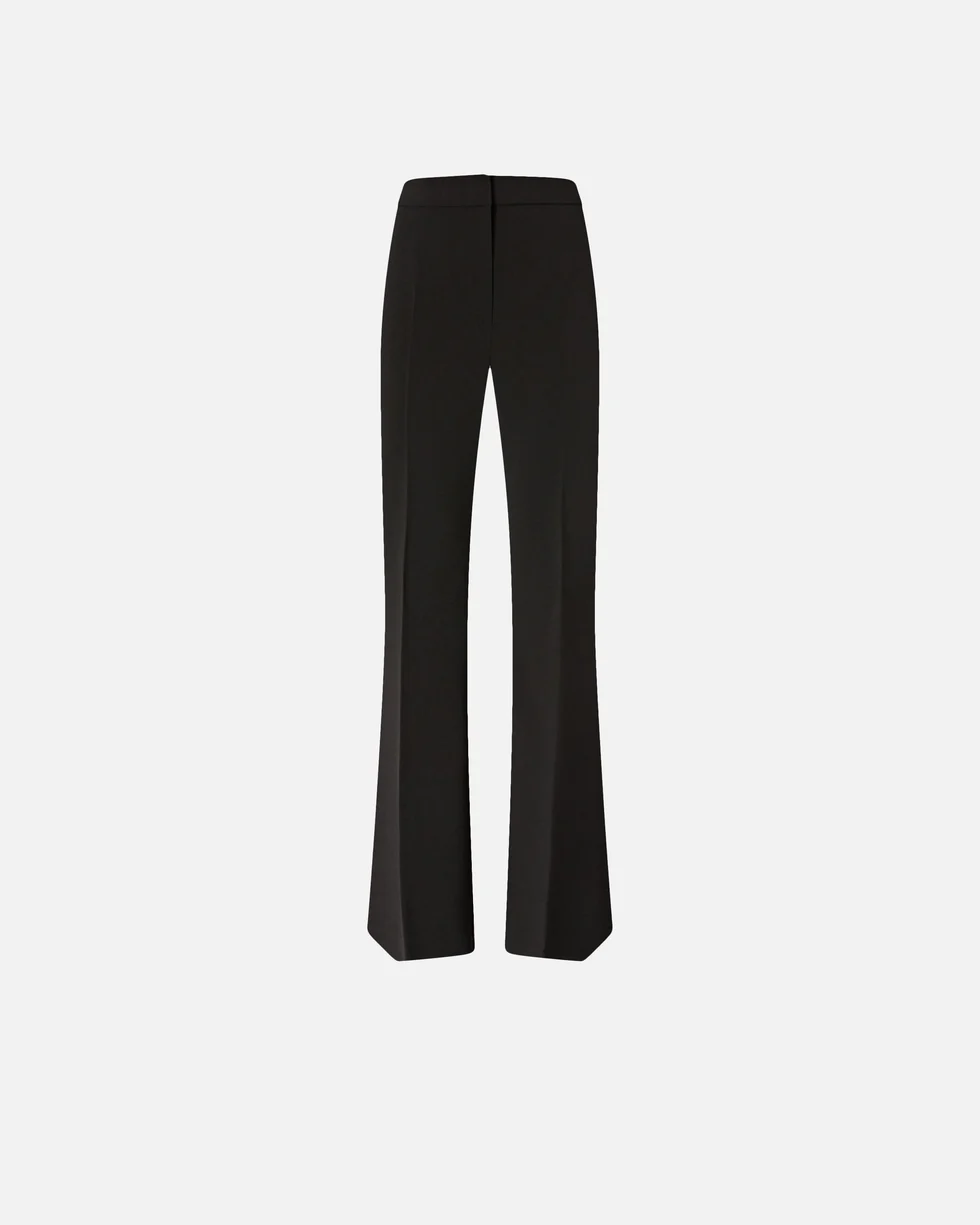 Pantaloni con piega stirata 106619A32Z Z99 PINKO Nero limousine 