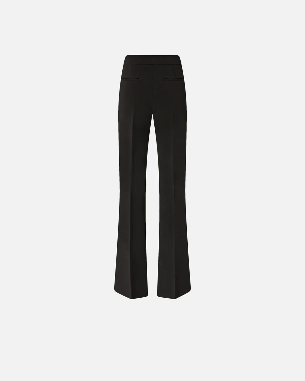 Pantaloni con piega stirata 106619A32Z Z99 PINKO Nero limousine 