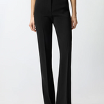Pantaloni con piega stirata 106619A32Z Z99 PINKO Nero limousine 