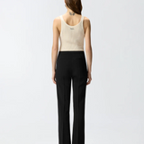 Pantaloni con piega stirata 106619A32Z Z99 PINKO Nero limousine 