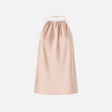Top in satin di seta 106621A1Y5 Q35 PINKO Rosa mogano 
