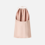 Top in satin di seta 106621A1Y5 Q35 PINKO Rosa mogano 