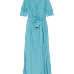 Abito lungo a portafoglio con motivo a righe 106669A33Q ES6 PINKO Multi. azzurro 