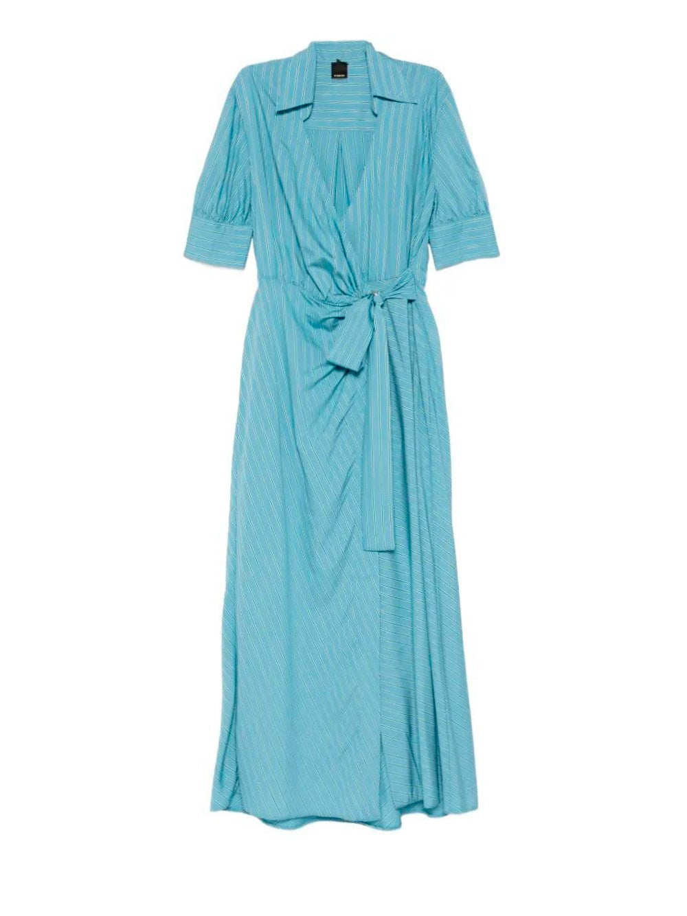 Abito lungo a portafoglio con motivo a righe 106669A33Q ES6 PINKO Multi. azzurro 
