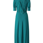 Abito fantasia manica corta 106669A33Q SE1 PINKO Mult. verde/azzurro 