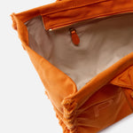 Borsa shopper media in canvas 106673A3A4 A76 PINKO Arancio bruciato 