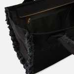 Borsa shopper media in canvas 106673A3A4 Z99 PINKO Black 
