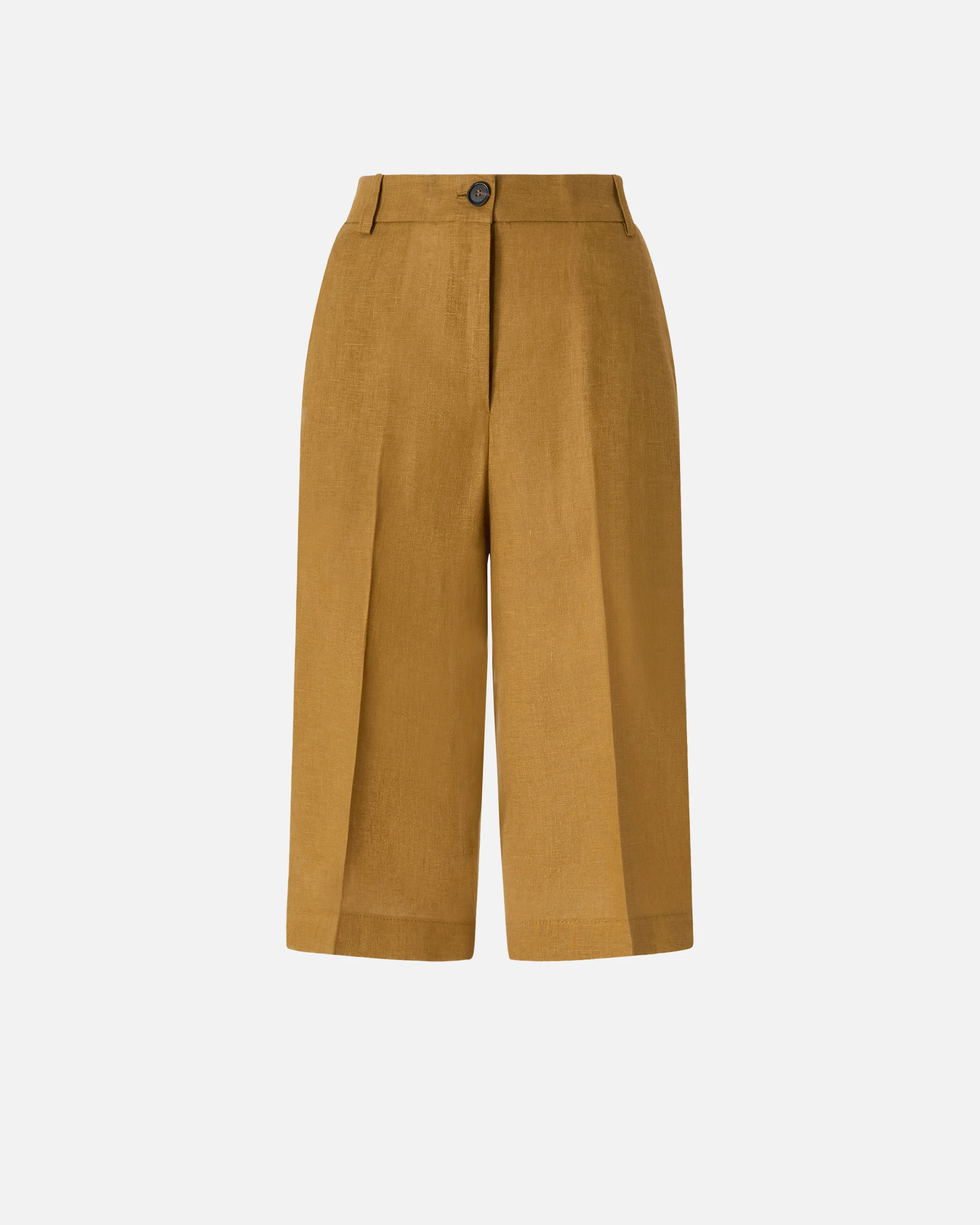 Bermuda in lino 106870A3E3 L25 PINKO Bronzo 