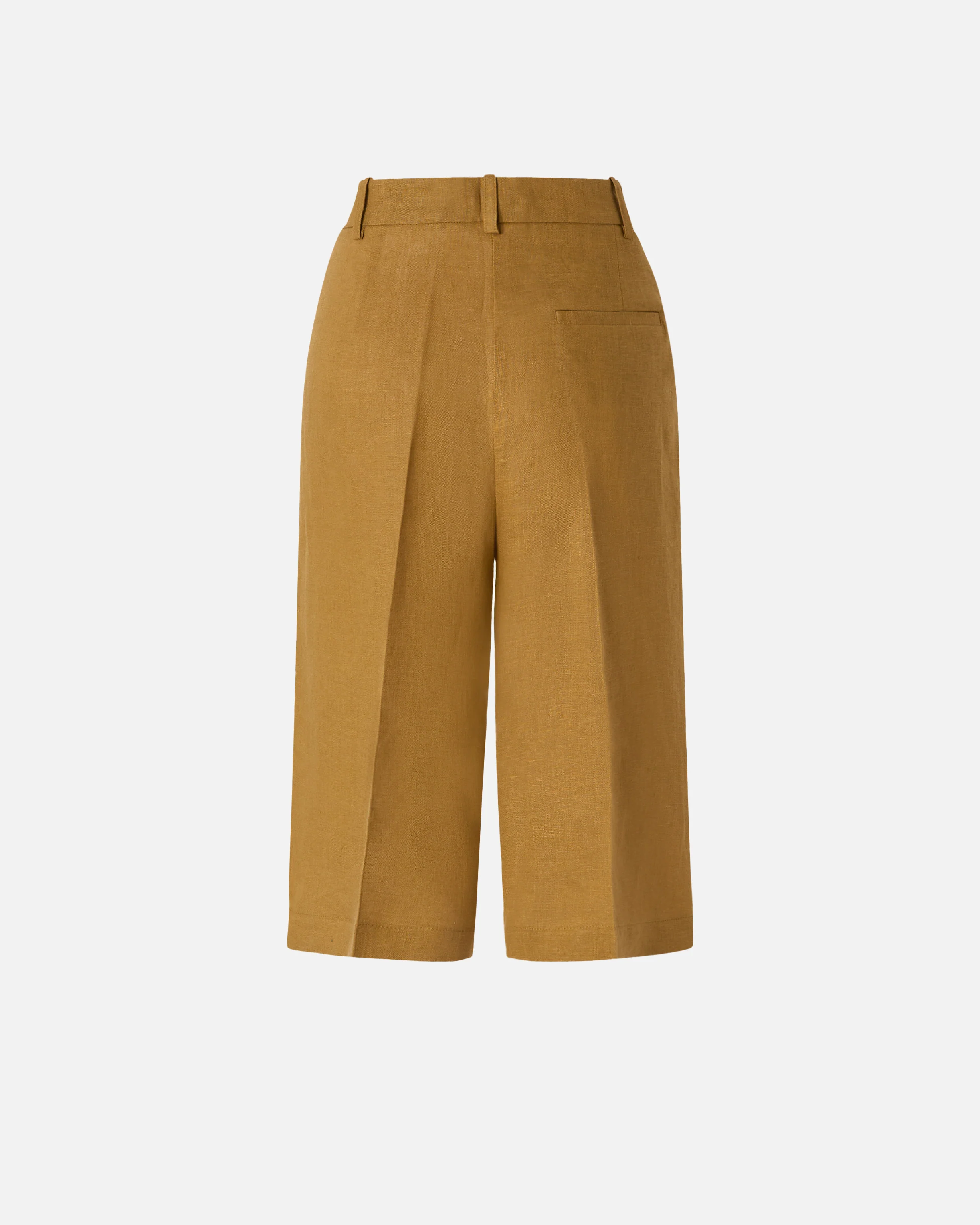 Bermuda in lino 106870A3E3 L25 PINKO Bronzo 