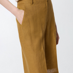 Bermuda in lino 106870A3E3 L25 PINKO Bronzo 
