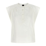 Blusa smanicata 107004A2LD Z05 PINKO Bianco-biancaneve 