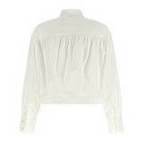 Camicia manica lunga 107005A2LD Z05 PINKO Bianco-biancaneve 