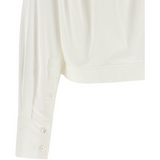 Camicia manica lunga 107005A2LD Z05 PINKO Bianco-biancaneve 