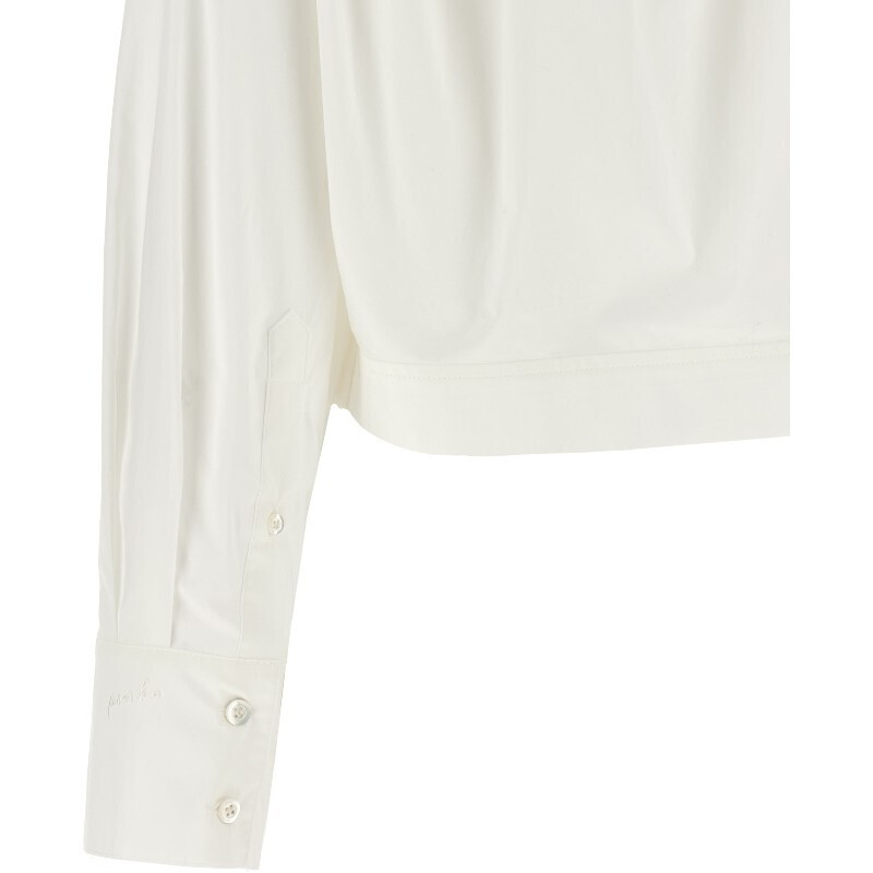 Camicia manica lunga 107005A2LD Z05 PINKO Bianco-biancaneve 