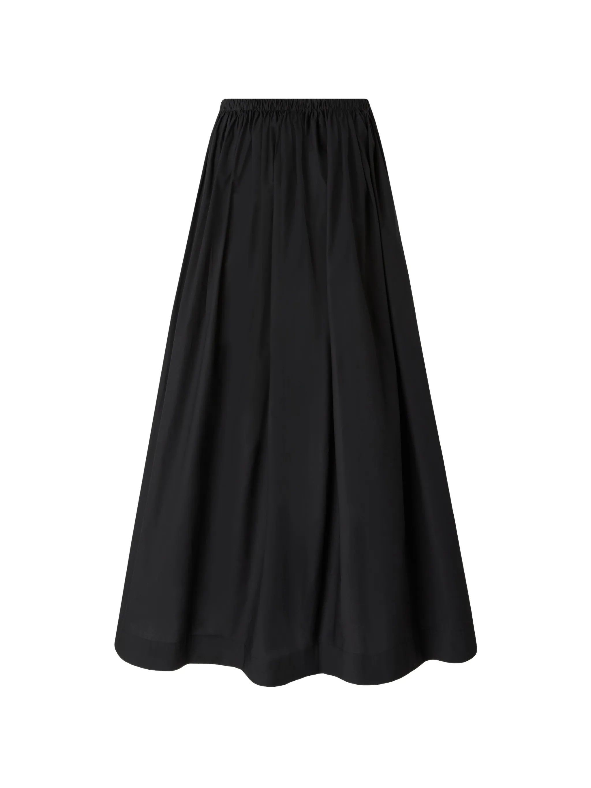Gonna in popeline di cotone 107016A2LD Z99 PINKO Nero limousine 