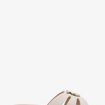 Ciabatta in pelle con logo SD0463P001 Z12 PINKO Milk 