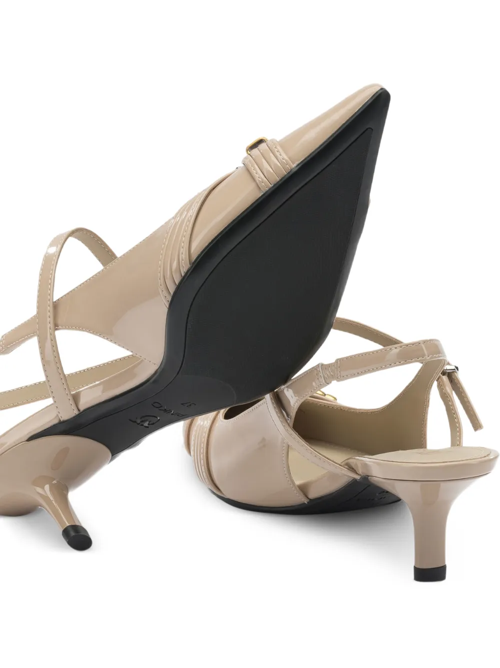 Sandalo con tacco in vernice SD0489E002 Q61 PINKO Blush 