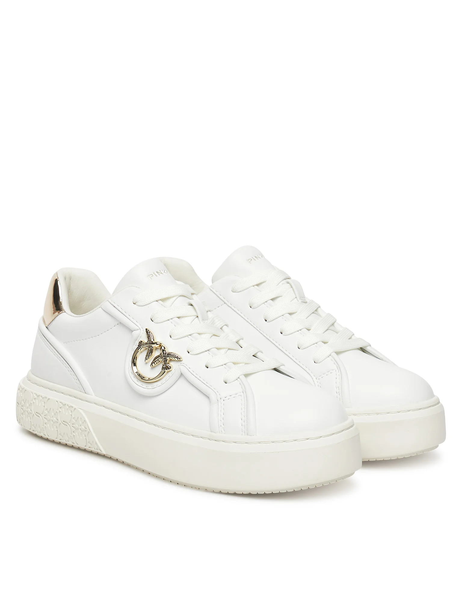 Sneaker in pelle e gomma SS0041P087 Z1B PINKO White 
