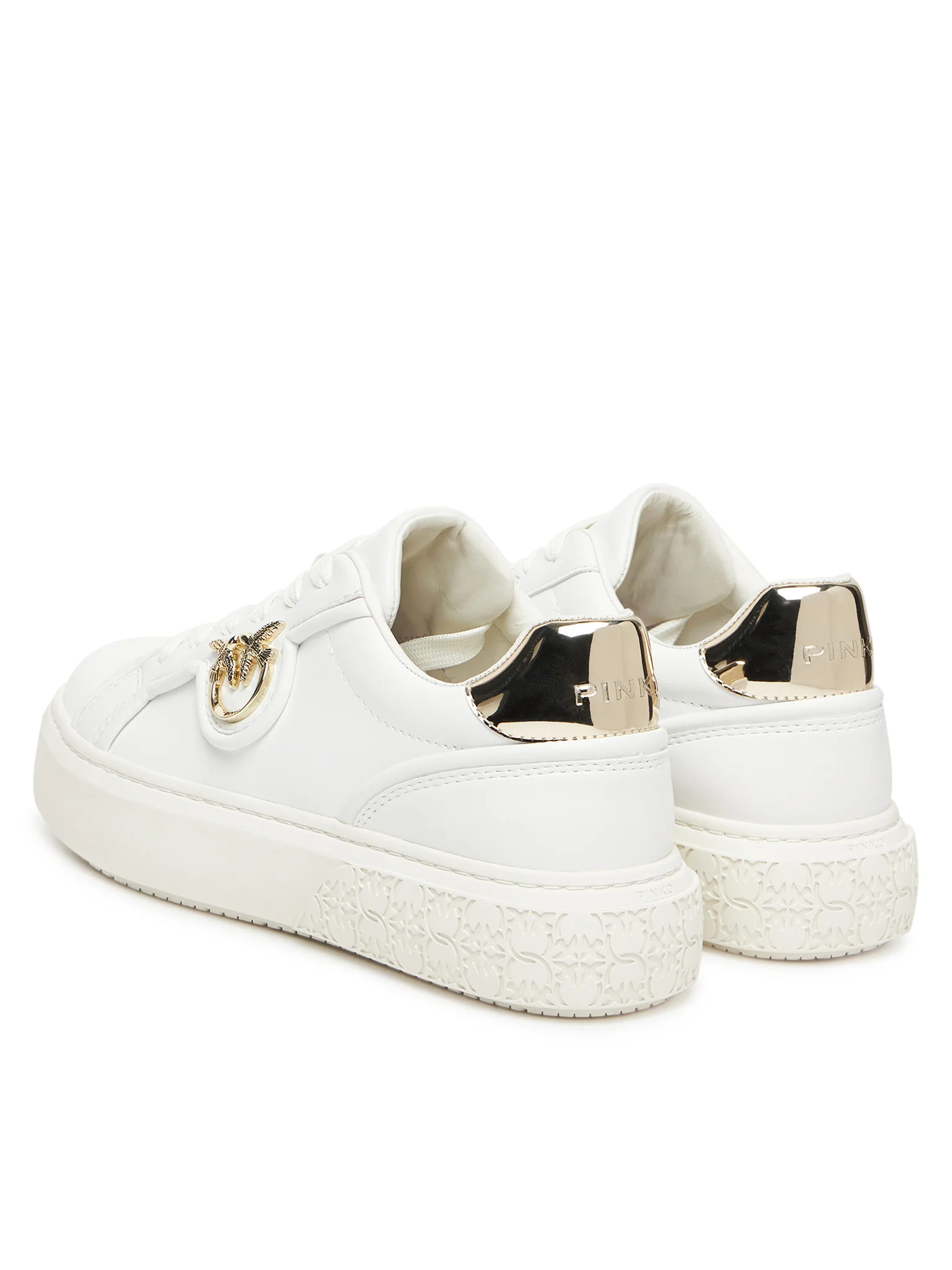 Sneaker in pelle e gomma SS0041P087 Z1B PINKO White 