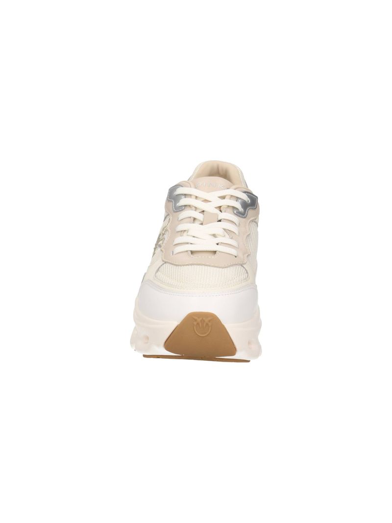 Sneaker in pelle e gomma SS0167P132 D70 PINKO Milk/corda 