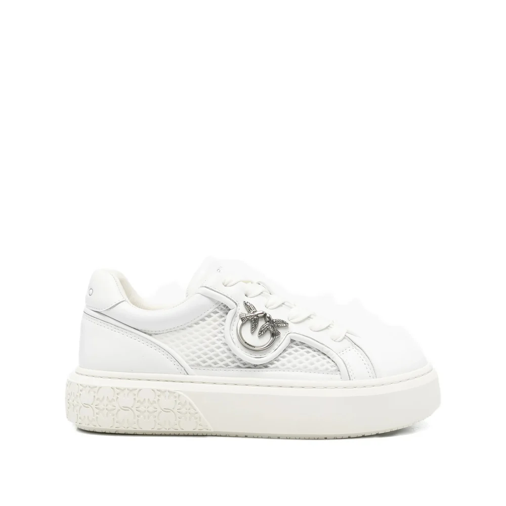 Sneaker in pelle e gomma SS0181P132 Z1B PINKO White 