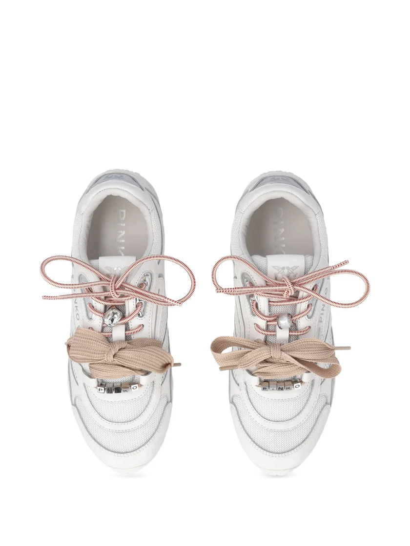Sneaker in pelle e gomma SS0185P132 Z1B PINKO White 
