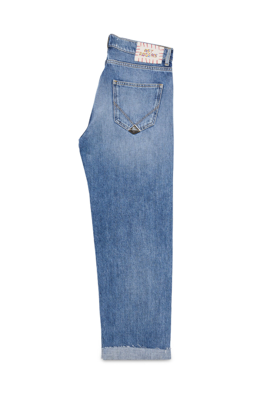Jeans stone washed vestibiltà loose ROG0001 D740 3166 C0999 ROY ROGER'S Denim 
