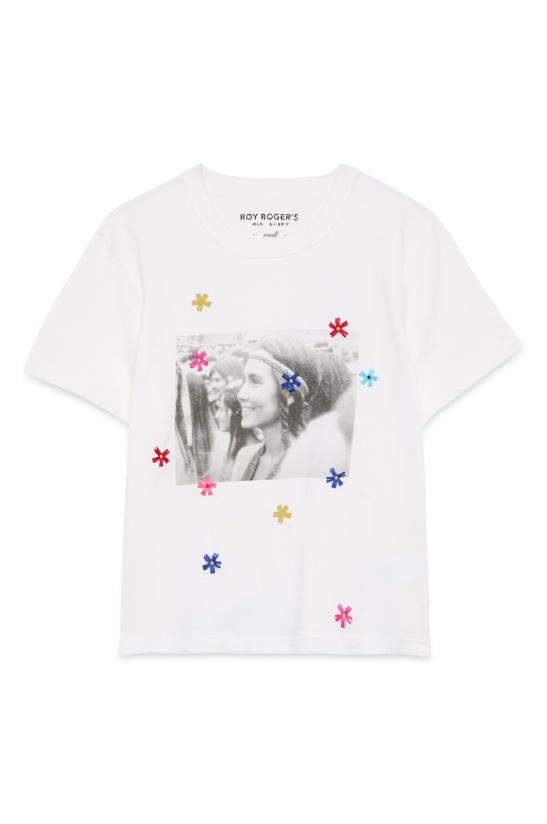 T-Shirt manica corta ROG0053 CQ56 0111 C0021 ROY ROGER'S Off white 