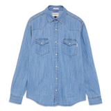 Camicia in denim elasticizzato RRU400 CG34 3162 C0999 ROY ROGER'S Denim 