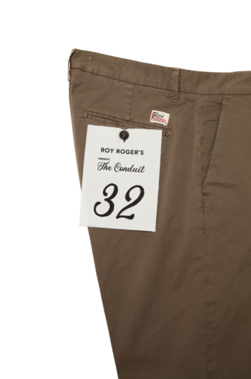 Pantalone in cotone elasticizzato RRU90120 C925 0112 C0622 ROY ROGER'S Sandalo 