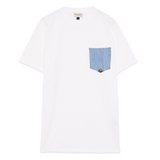 T-Shirt manica corta con taschino RRU90171 CA16 0111 C0014 ROY ROGER'S Optic white 