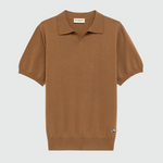 Polo in filo di cotone RRU90325 CS17 C0419 ROY ROGER'S Brown sugar 