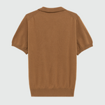 Polo in filo di cotone RRU90325 CS17 C0419 ROY ROGER'S Brown sugar 
