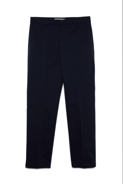 Pantalone in gabardina stretch RRU90354 CS56 0124 C0001 ROY ROGER'S Blue 