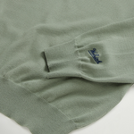 Maglia girocollo in puro cotone con logo ricamato CFWOKN0331MRUF0787 6671 WOOLRICH Faded smokey olive 