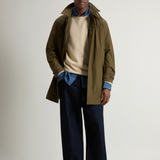 Maglia girocollo in puro cotone con logo ricamato CFWOKN0331MRUF0787 8640 WOOLRICH White pepper 