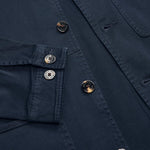 Giacca camicia in cotone CFWOOS2042MRUT5262 3989 WOOLRICH Melton blue 