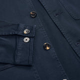 Giacca camicia in cotone CFWOOS2042MRUT5262 3989 WOOLRICH Melton blue 