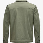 Giacca camicia in cotone CFWOOS2042MRUT5262 6667 WOOLRICH Smokey olive 