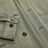 Giacca camicia in cotone CFWOOS2042MRUT5262 6667 WOOLRICH Smokey olive 