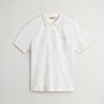 Polo in piqué di cotone elasticizzato CFWOPO2000MRUT5348 8270 WOOLRICH Artic white 