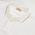 Polo in piqué di cotone elasticizzato CFWOPO2000MRUT5348 8270 WOOLRICH Artic white 