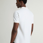 Polo in piqué di cotone elasticizzato CFWOPO2000MRUT5348 8270 WOOLRICH Artic white 