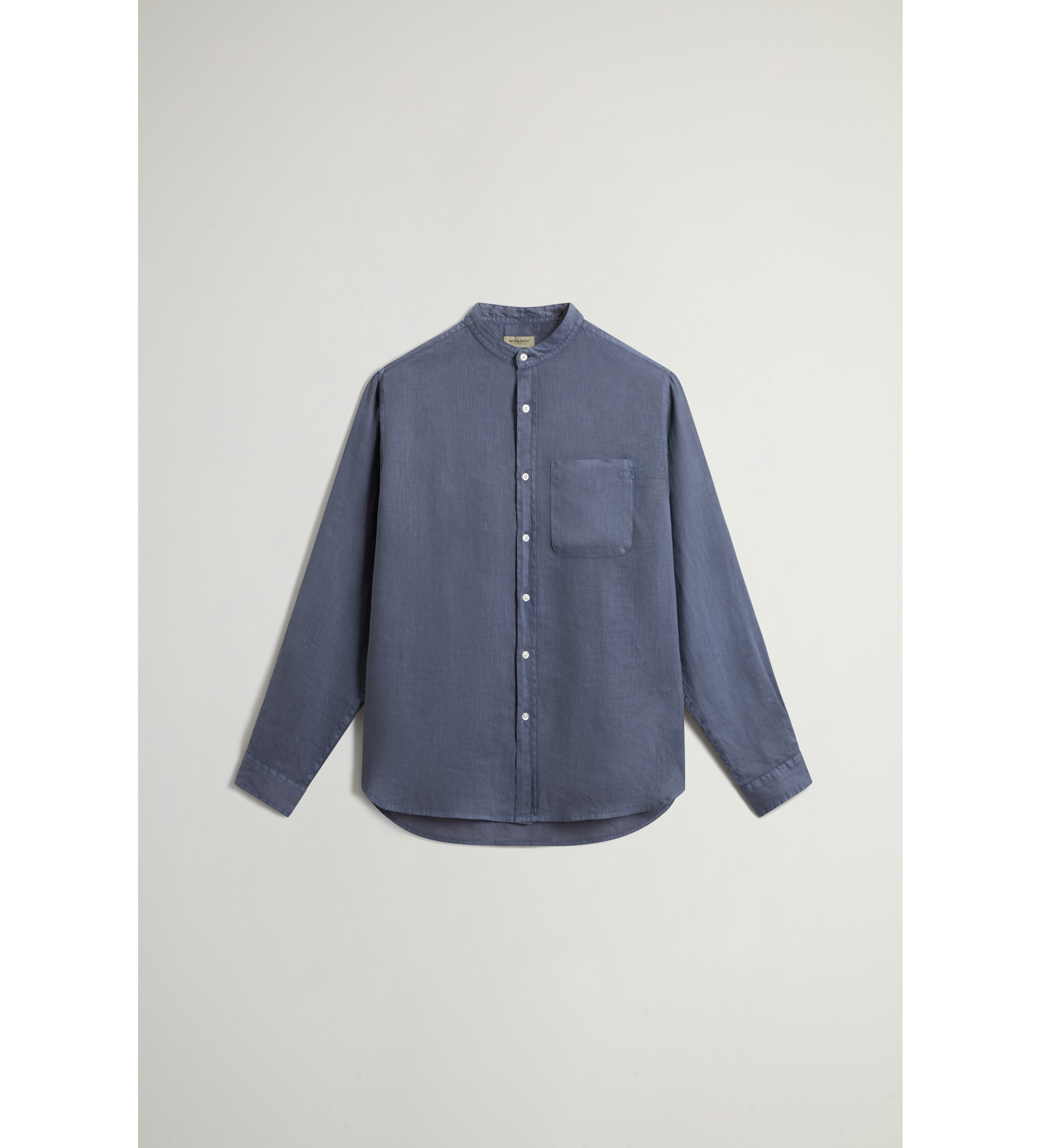 Camicia in lino CFWOSI2034MRUT5284 31194 WOOLRICH Grisaille 