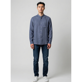 Camicia in lino CFWOSI2034MRUT5284 31194 WOOLRICH Grisaille 