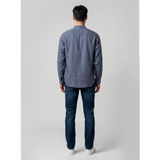 Camicia in lino CFWOSI2034MRUT5284 31194 WOOLRICH Grisaille 
