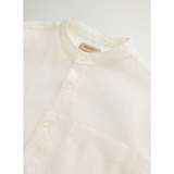 Camicia in lino CFWOSI2034MRUT5284 8270 WOOLRICH Arctic white 
