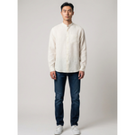 Camicia in lino CFWOSI2034MRUT5284 8270 WOOLRICH Arctic white 