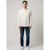 Camicia in lino CFWOSI2034MRUT5284 8270 WOOLRICH Arctic white 